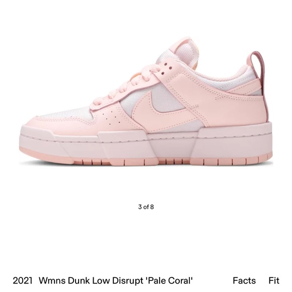 Nike Dunk Low Disrupt Pale Coral - Picture 3 of 5